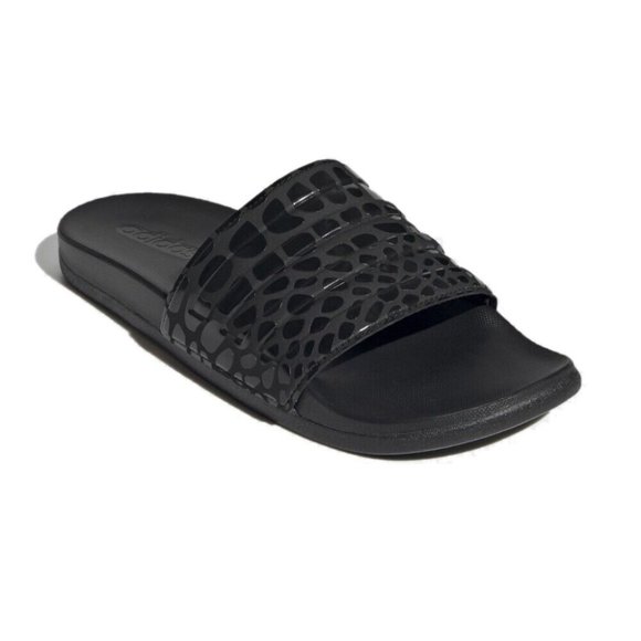 adidas Shoes - Adidas Adilette Comfort Slides Cloudfoam Sandals Black Women's 9 Men's 8